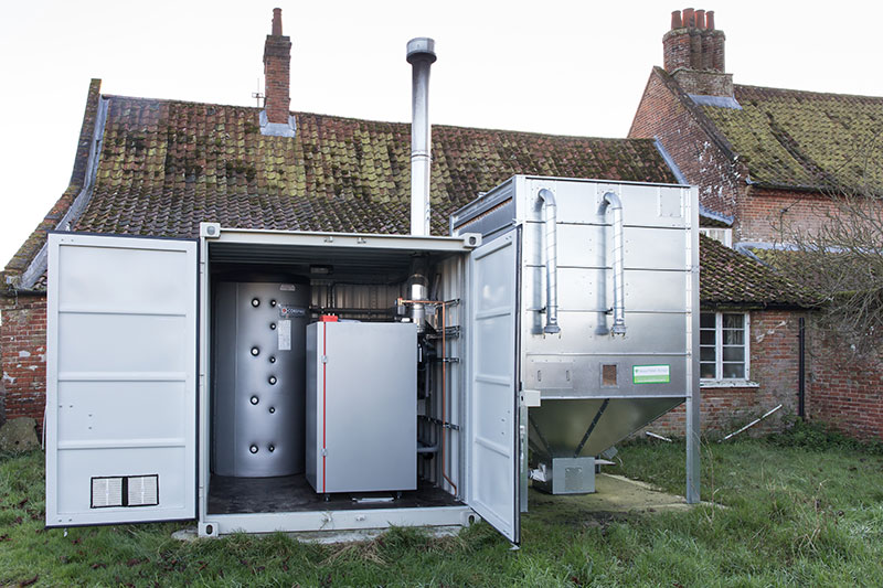 Biomass Boiler Lynn House Farm