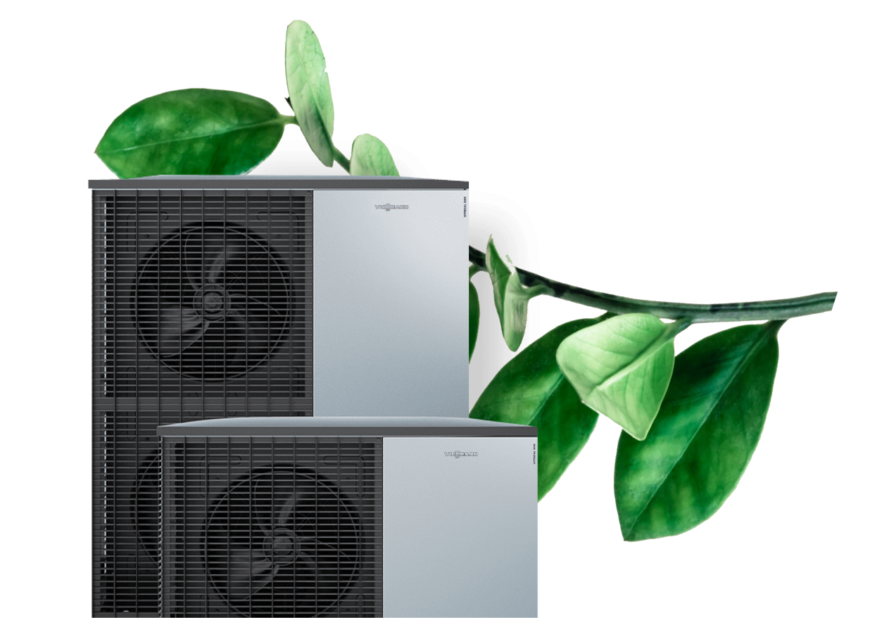 green energy heat pumps icon