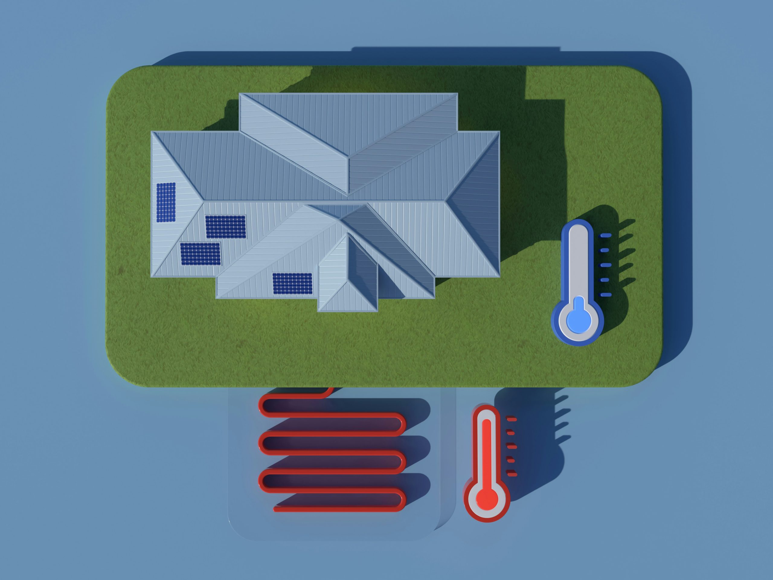 diagram of a ground source heat pump